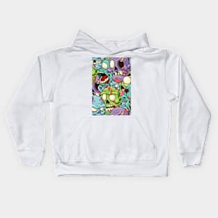 Zombie Cartoon Kids Hoodie